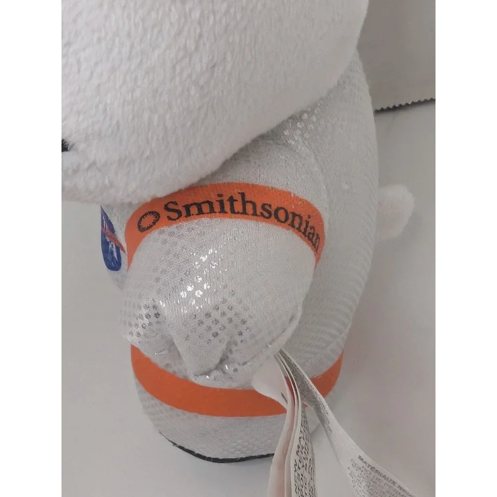 Sanrio Hello Kitty NASA Smithsonian Orange Astronaut Space Suit Sequin Plush 8" - Picture 4 of 7